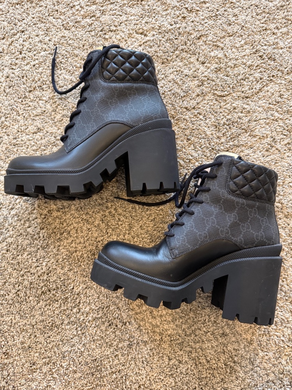 Gucci Platform Ankle Boots 38.5